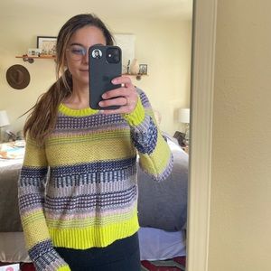 Parker NY cashmere blend striped sweater